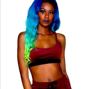 Killstar Burgundy Just cropped up Bralette BNIBWT XXL!🖤♥️